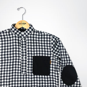 GINGHAM NAVY